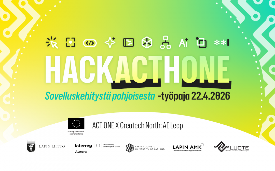 Hackacthone: sovelluskehitystä pohjoisesta -työpaja 22.4.2026