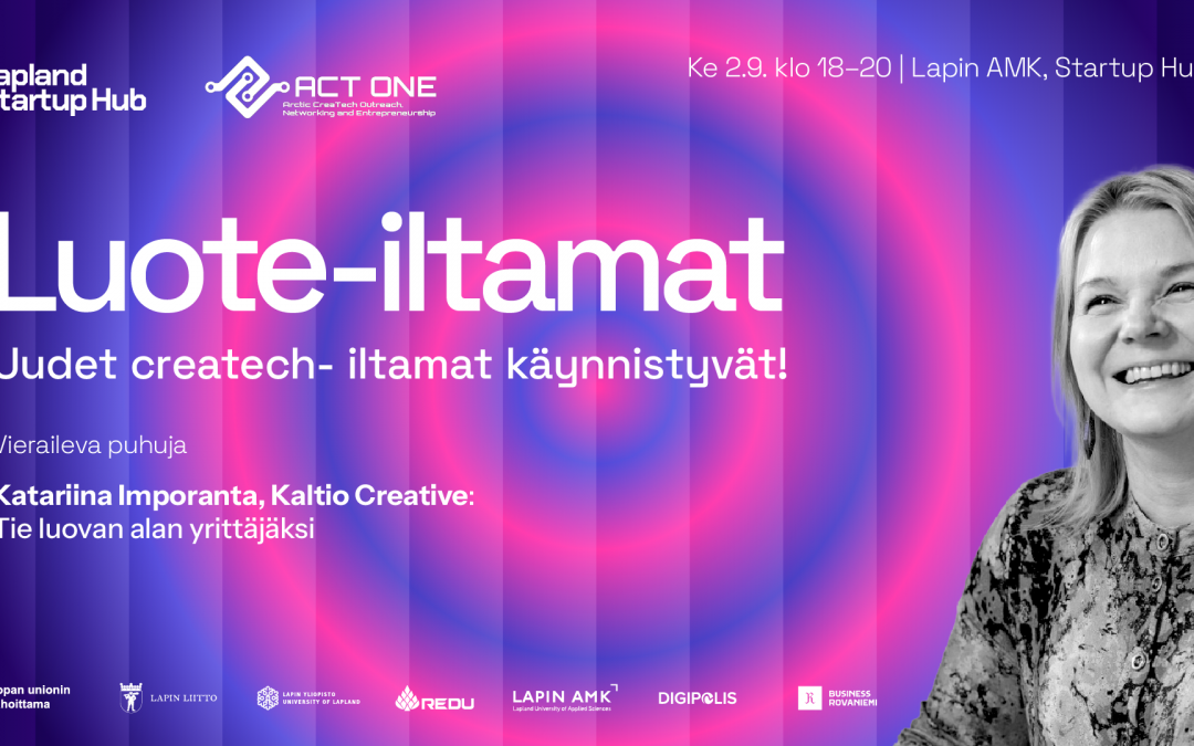Luote-iltamat: Katariina Imporanta, Kaltio Creative: Tie luovan alan yrittäjäksi