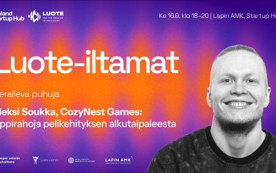 Luote-iltamat: Aleksi Soukka, CozyNest Games: Oppirahoja pelikehityksen alkutaipaleesta